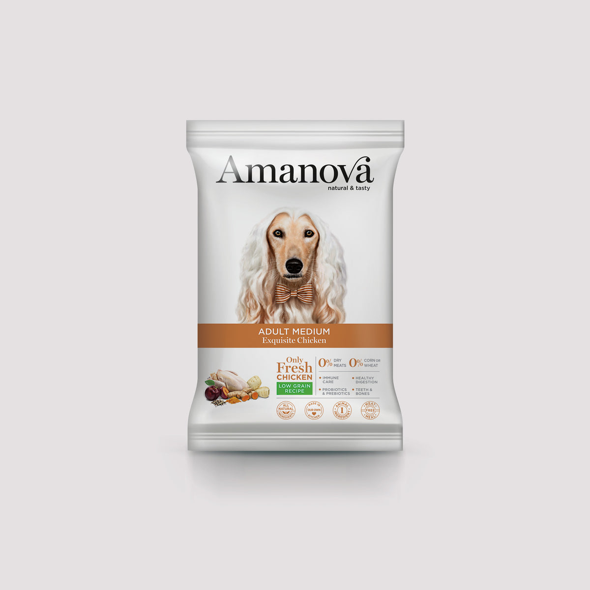 Amanova Adult Medium chicken for cats, 100g sample