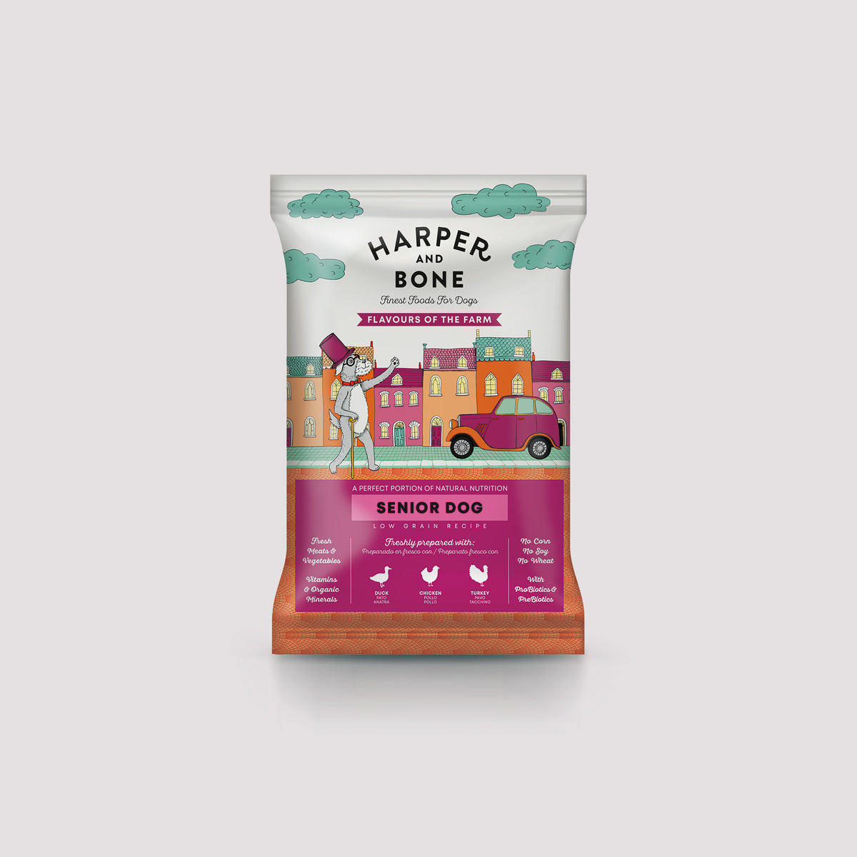 Harper & Bone Senior Flavours of the farm 100g