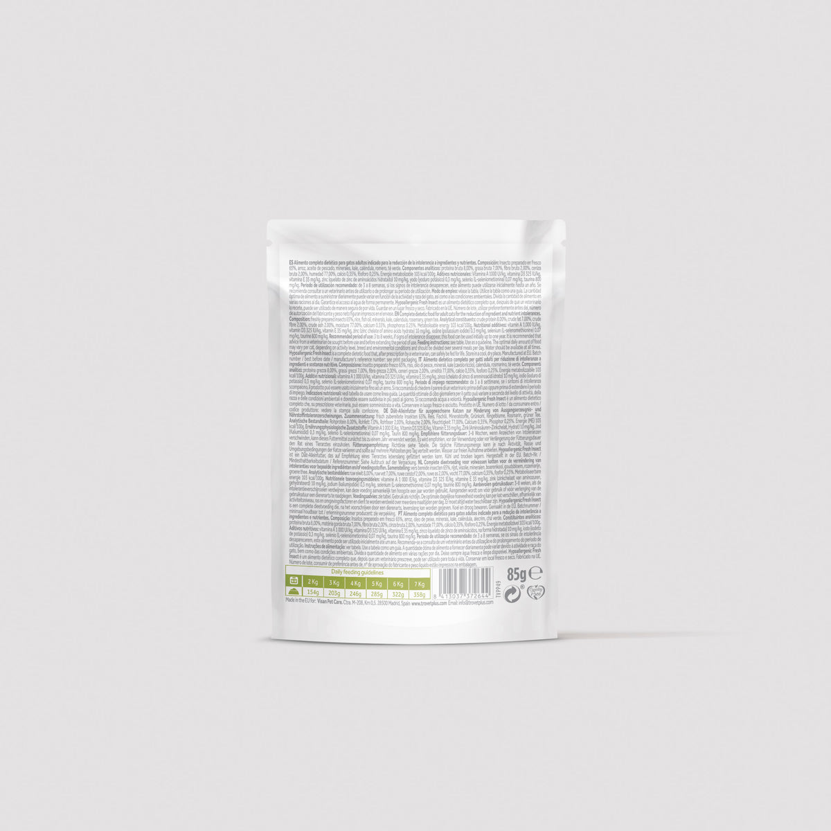 Hypoallergenic - Fresh insect - húmedo para gatos