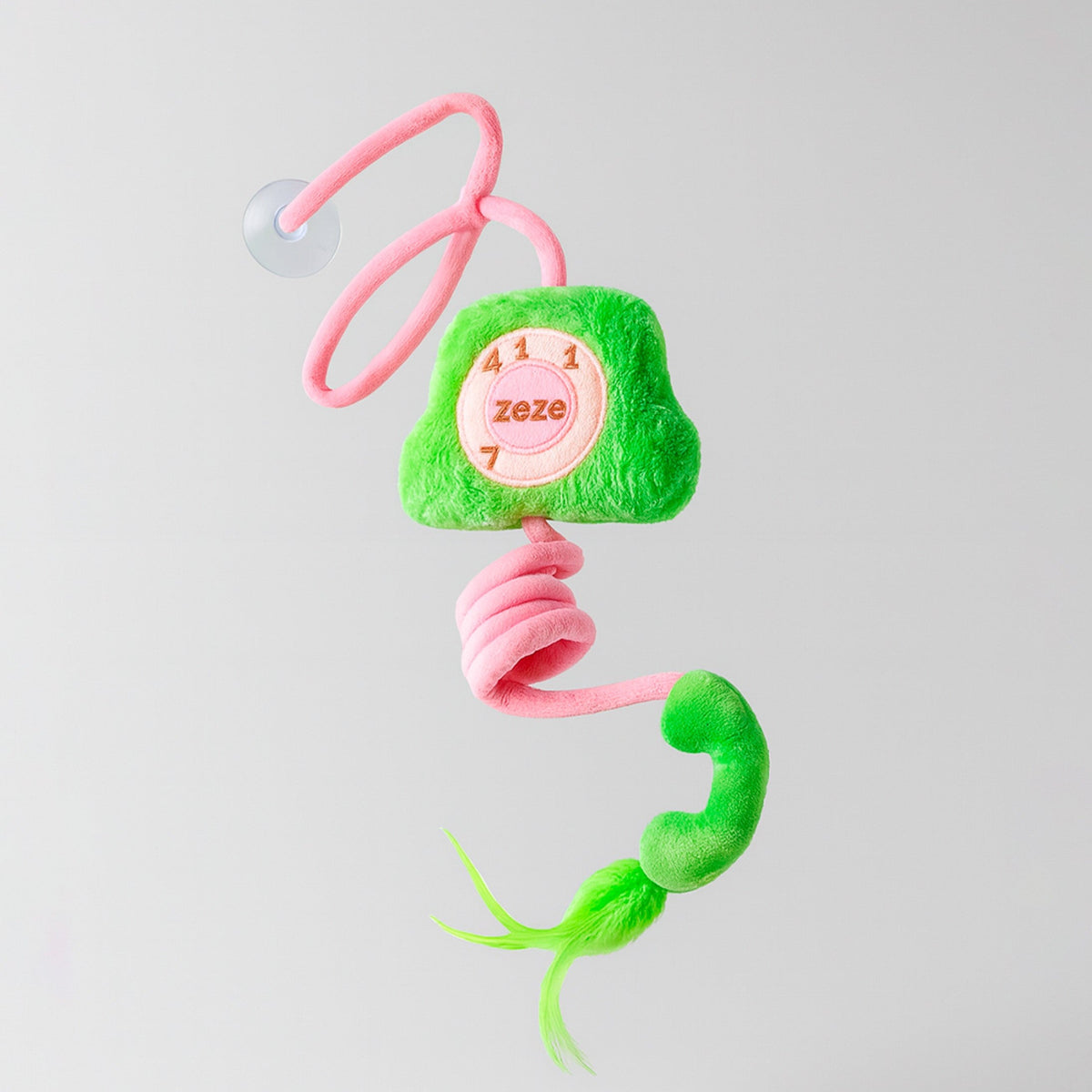 Zeze Retro Phone toy for cats with vintage telephone shape