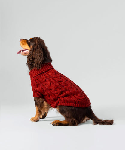 Cable knit sweater