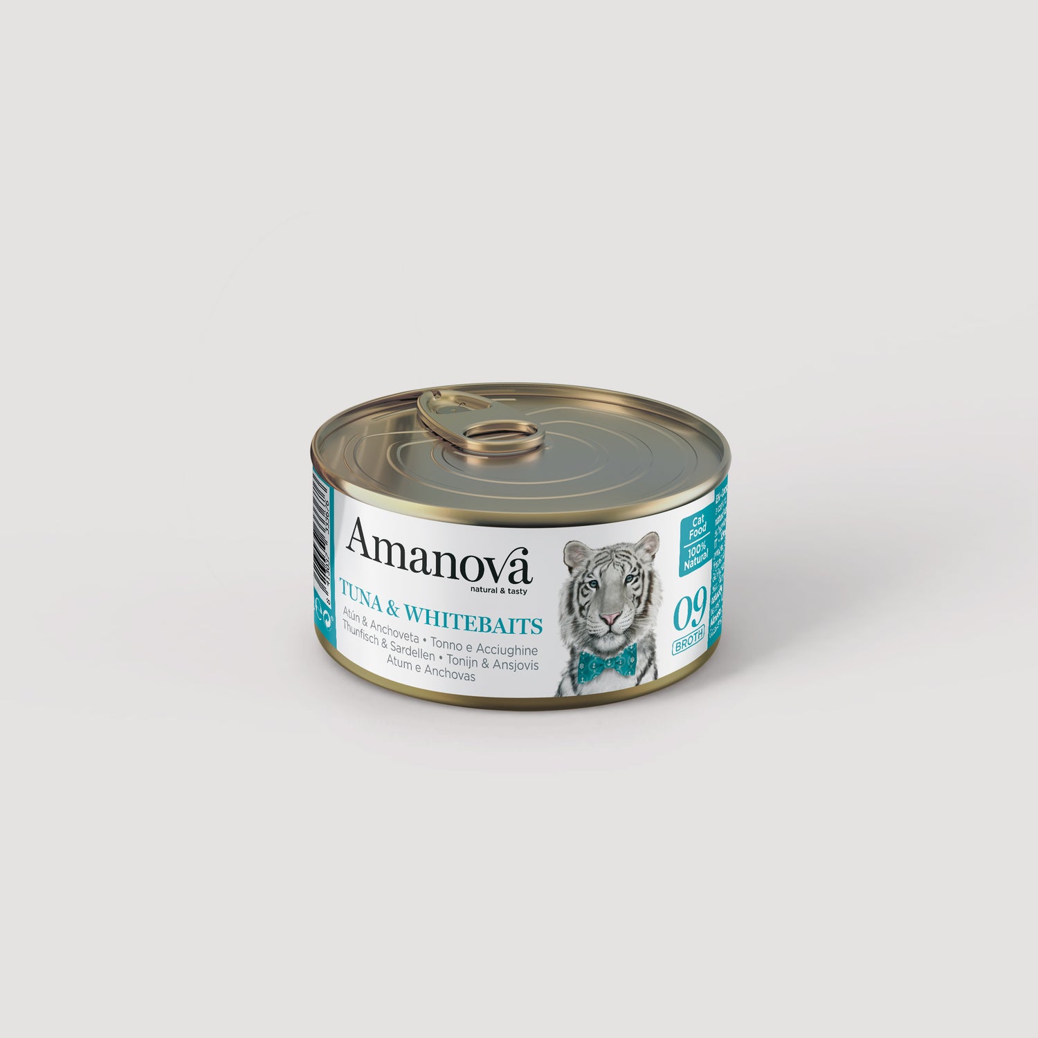 Amanova 09 Tonijn & Ansjovis, 100% natuurlijke snack voor katten