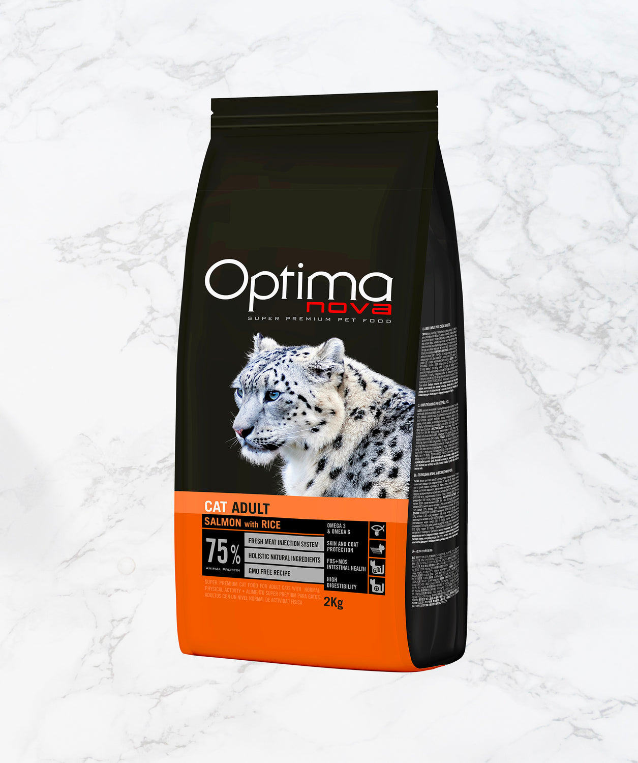 Optimanova Cat Adult salmon and rice for adult cats