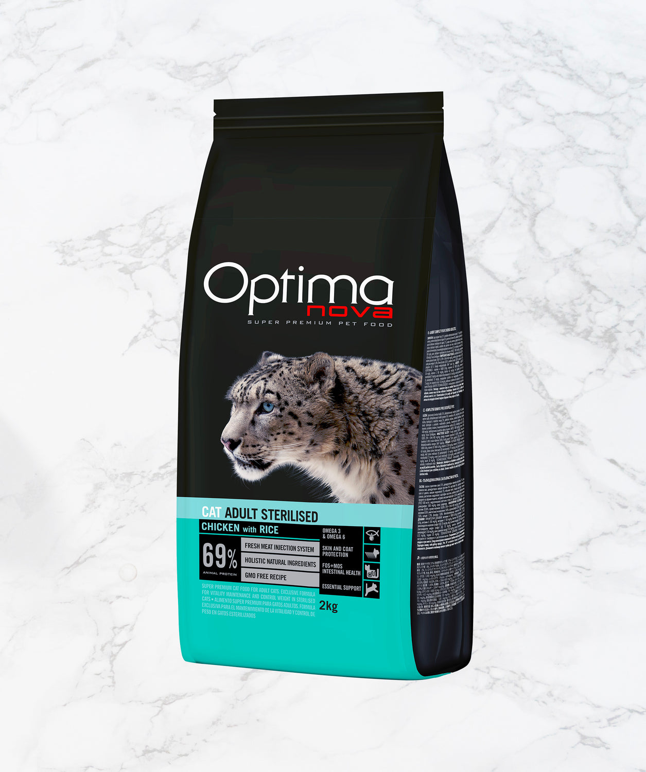 Optimanova Cat Sterilised chicken and rice for sterilised cats