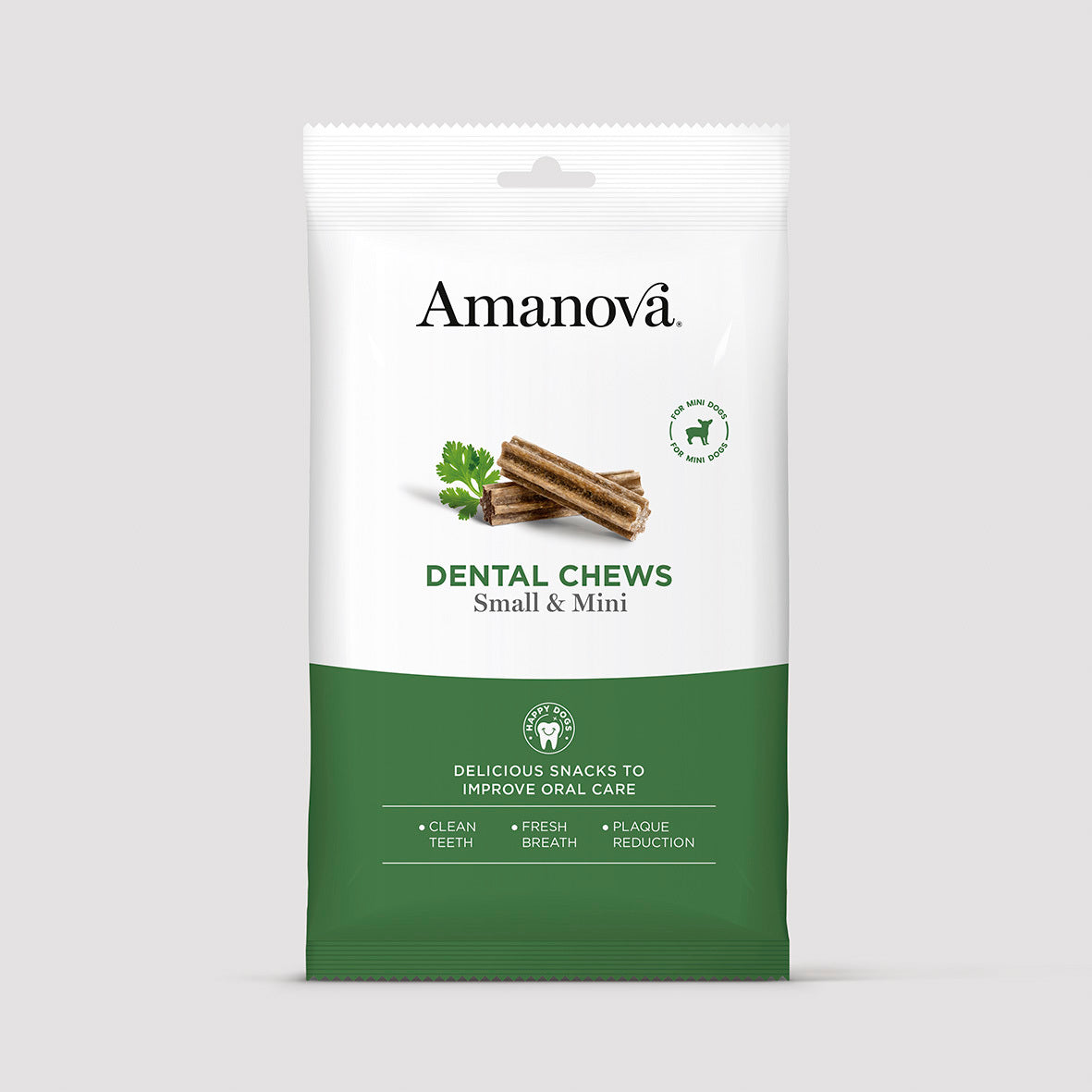 Amanova Dental Chews tamaño Small, snacks para perros pequeños