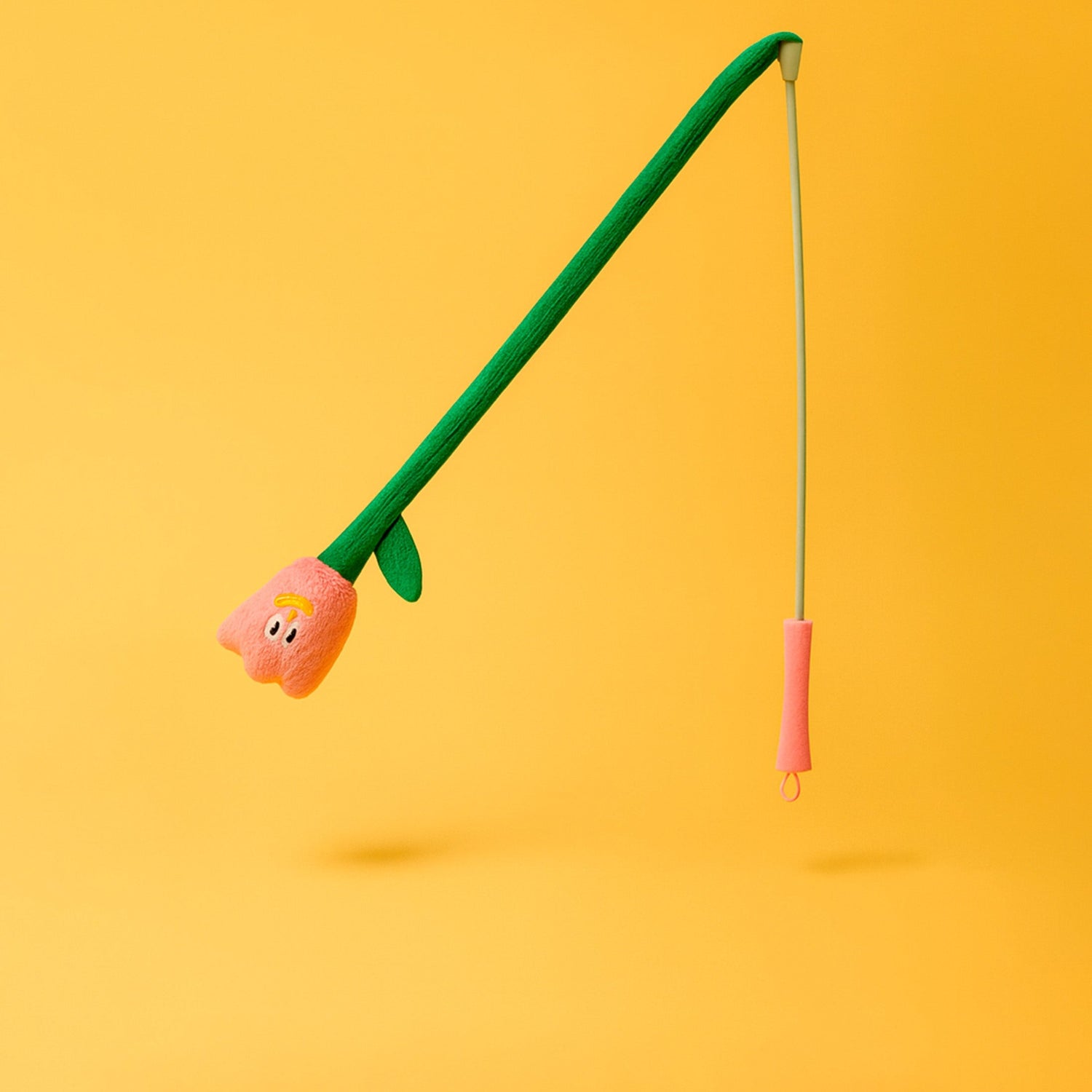 Tulip Cat Stick interactive toy by Zeze for cats with flower design