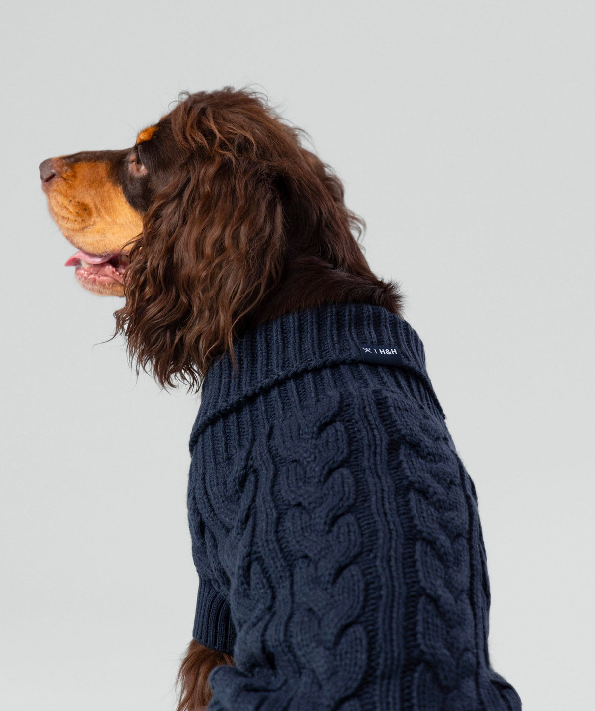 Cable knit sweater