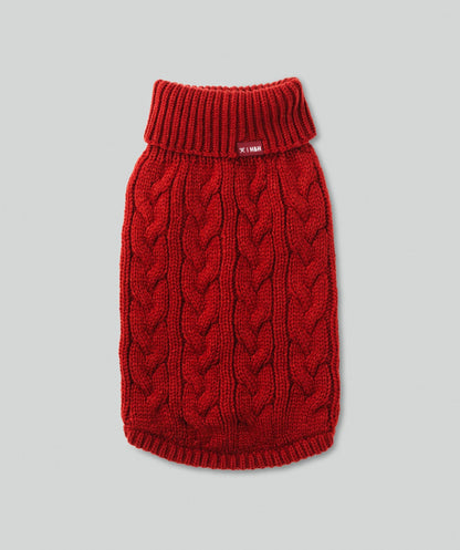 Cable knit sweater