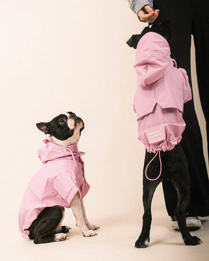 Pink Dog Raincoat - płaszcz przeciwdeszczowy