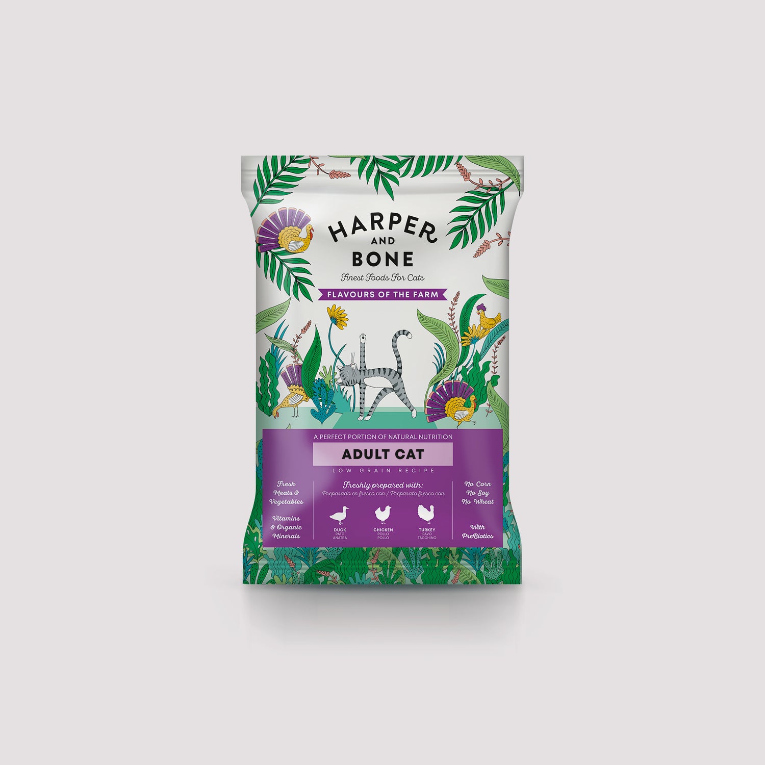Harper & Bone Adult Cat Flavours of the farm sample 70g