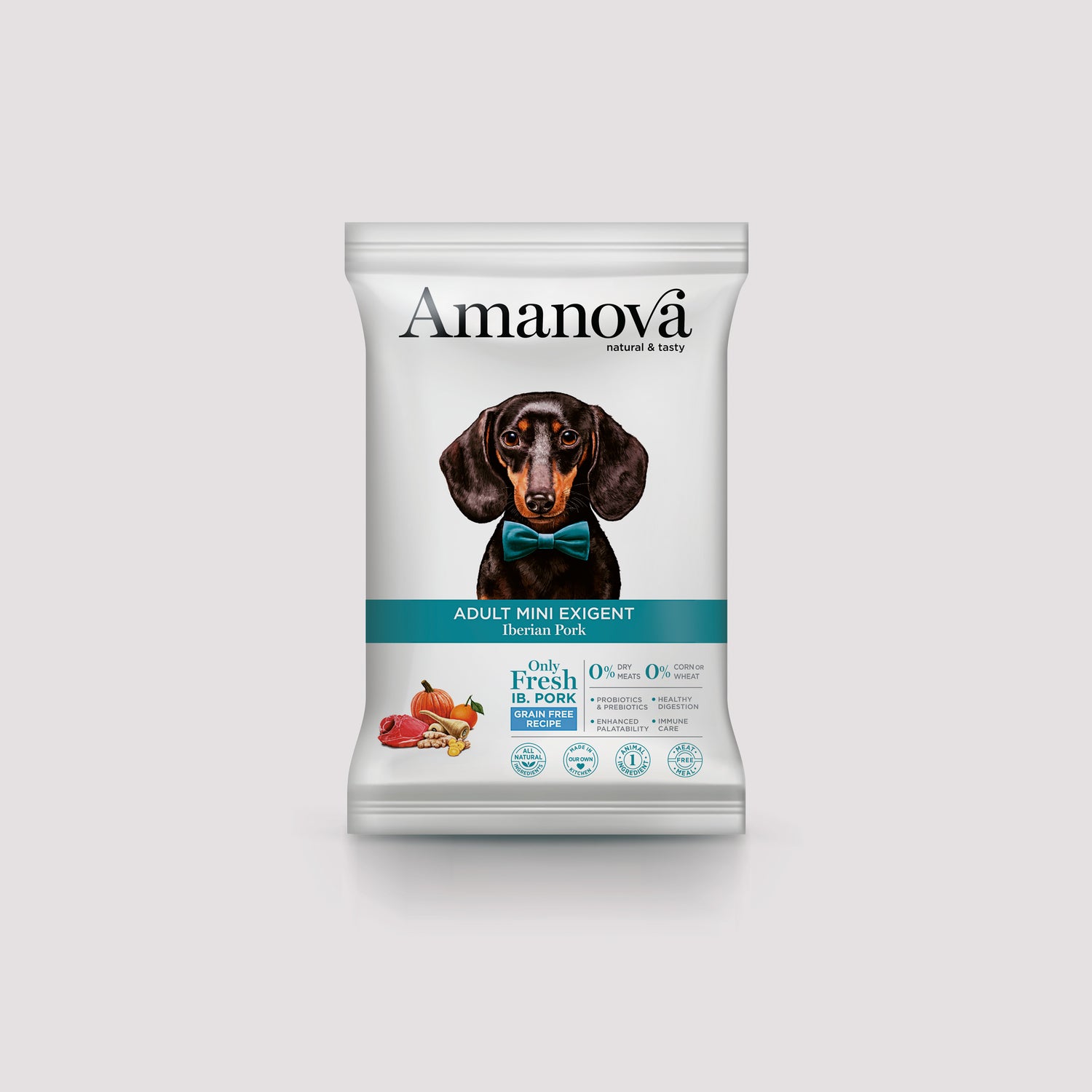 100g sample Amanova Adult Mini Exigent with Iberian pork