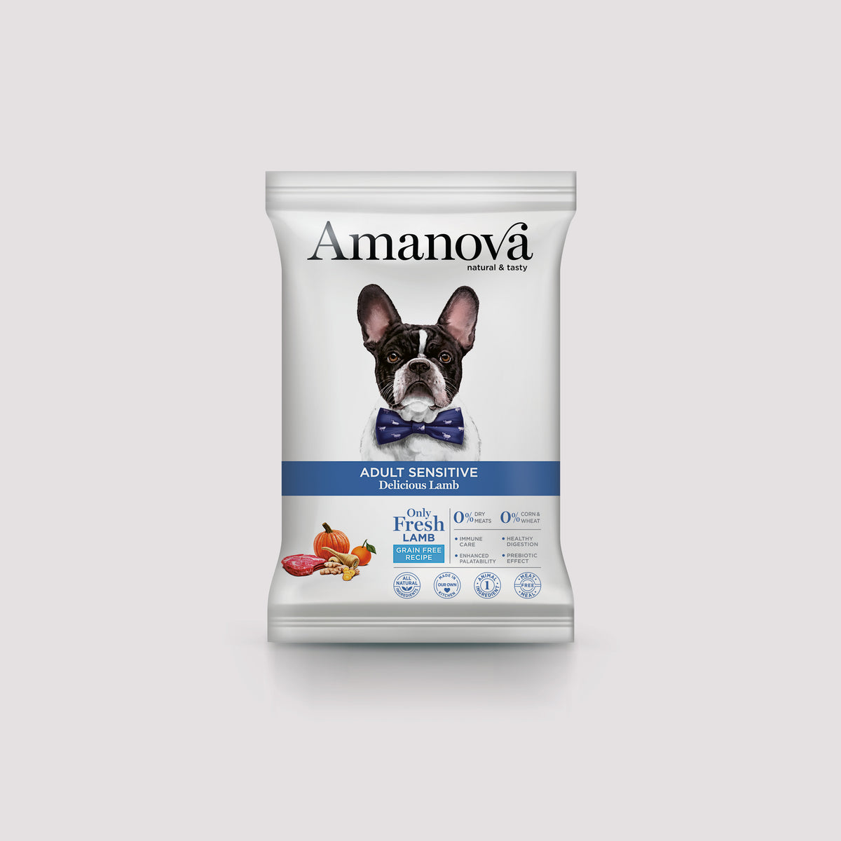 Amanova Adult Sensitive Delicious Lamb for dogs, 100g sample