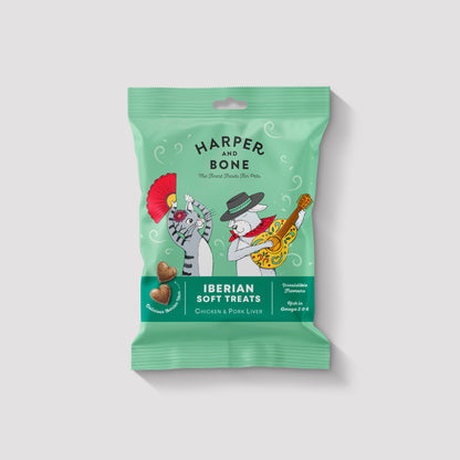 Iberian soft Treats Harper & Bone chicken and pork for dogs