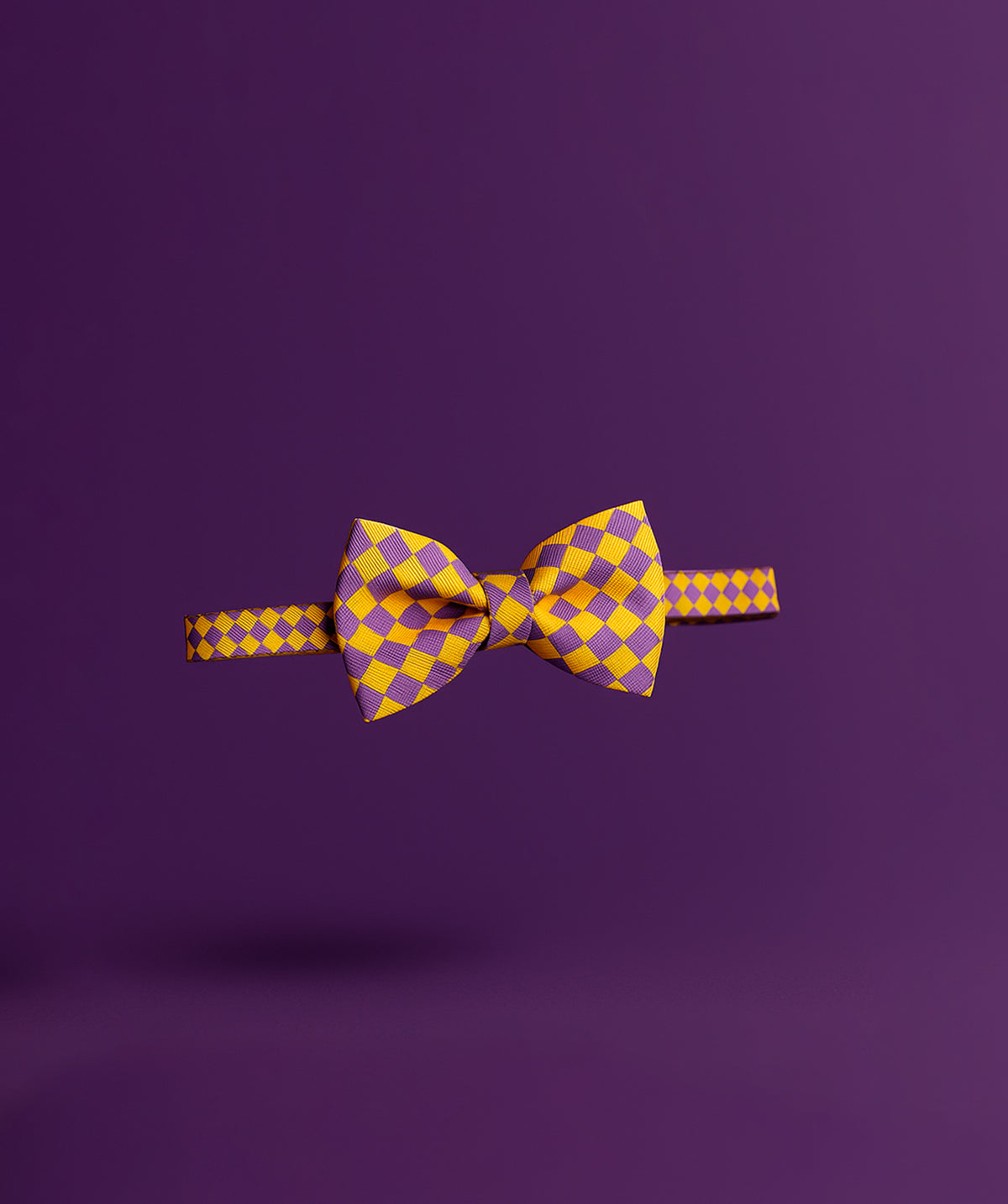 Akcesoria Bow Tie marki Zeze dla kotów z wzorem w kratę w żywych kolorach