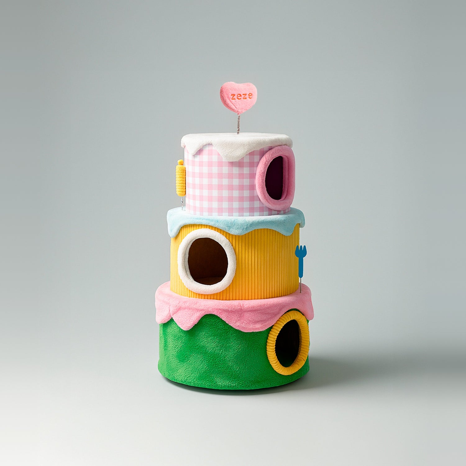 Zeze Tree Cake albero rascador multipiano gioco e riposo