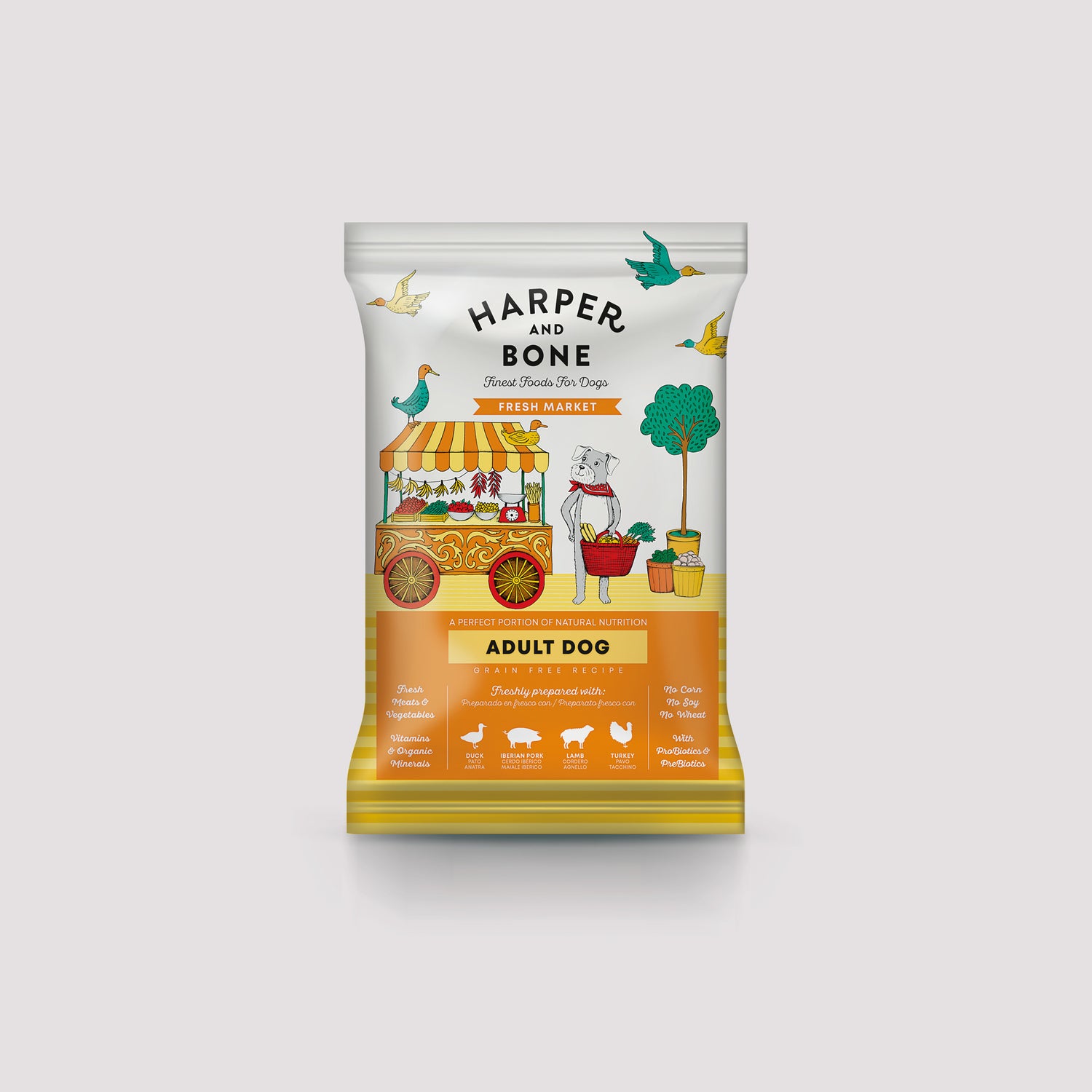 Harper & Bone Adult Medium Fresh Market 100g