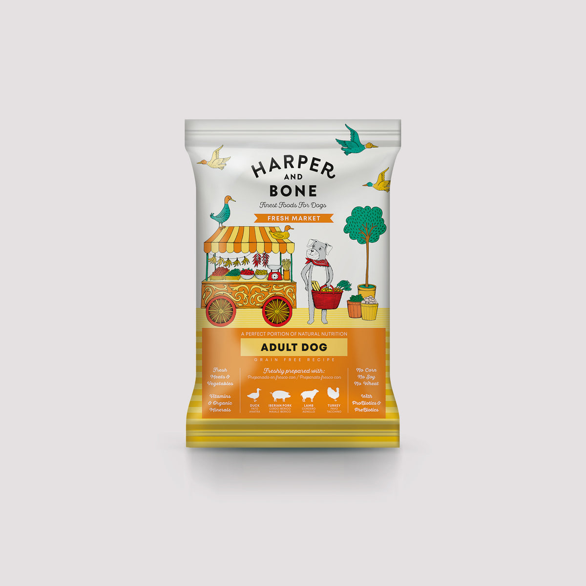 Harper & Bone Adult Medium Fresh Market 100g