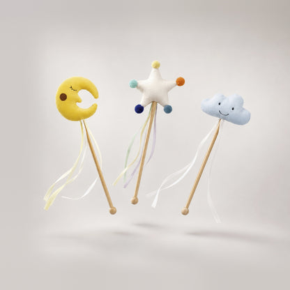 Juguete interactivo Dream Wand de Zeze para gatos con caña y accesorios colgantes