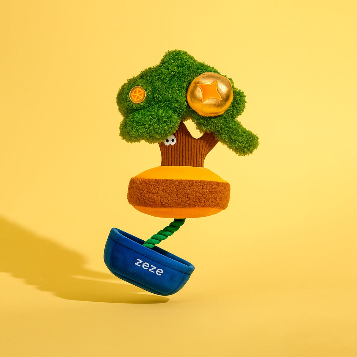 Lucky Money Tree Zeze toy for dogs inspired by fortune trees