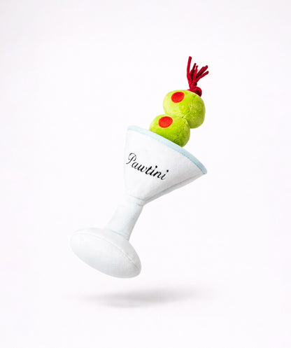 Onlyfresh Pawtini toy for dogs, cocktail shaped design