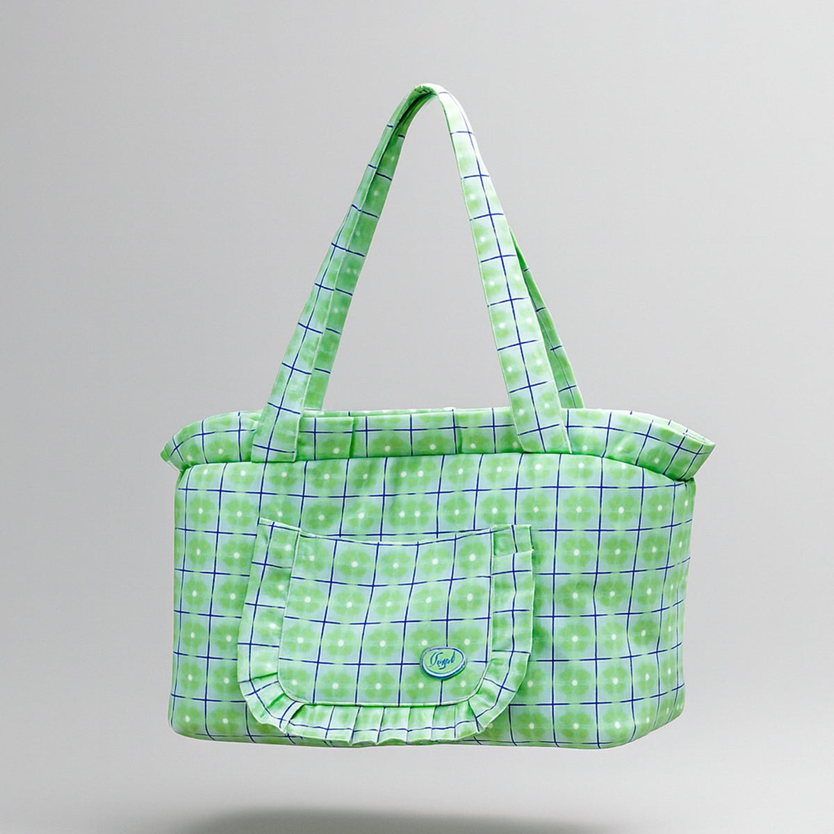 Plaid pet bag