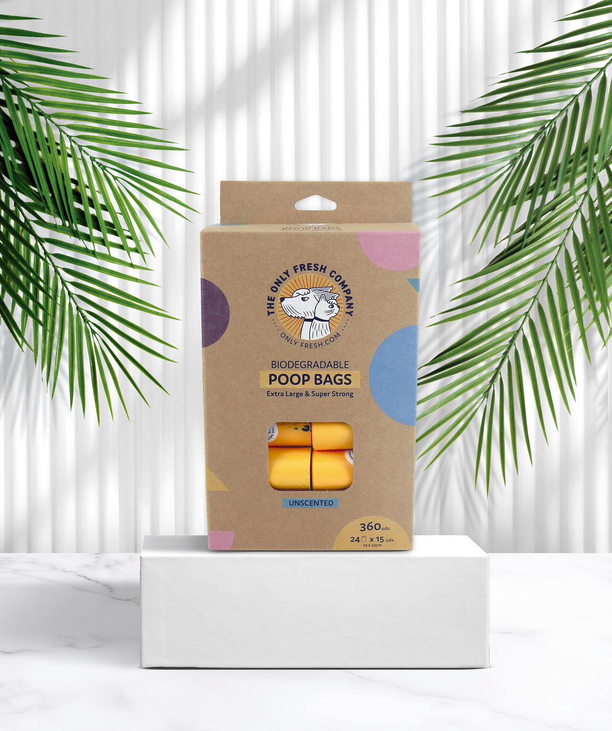 Onlyfresh biodegradable waste bags on rolls for pets