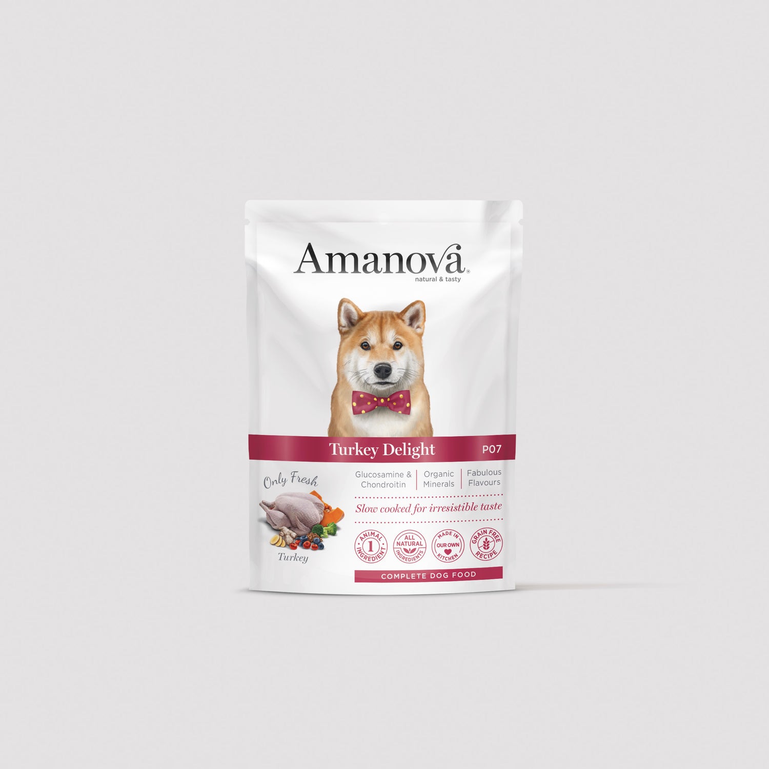 Amanova P07 Adult Dog tacchino fresco ipoallergenico senza cereali