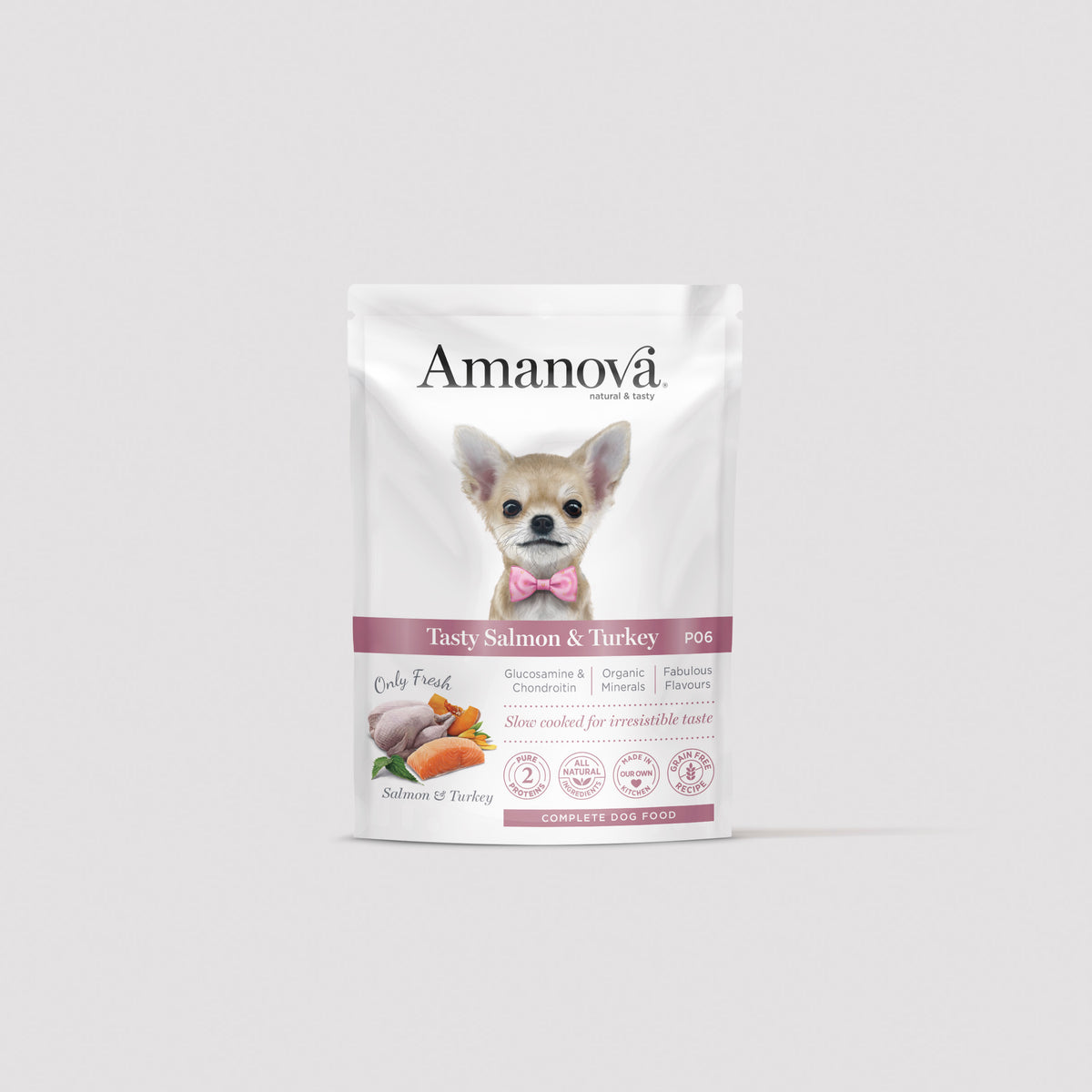 Amanova P06 Adult Dog salmone tacchino ipoallergenico senza cereali