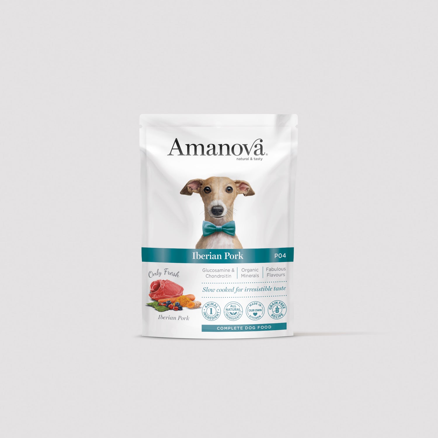 Bolsa de pienso Amanova P04 Adult Dog hipoalergénico con cerdo ibérico sin granos