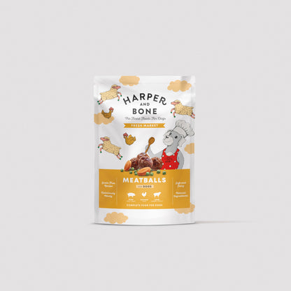 Harper & Bone Fresh market dog meatballs in jar