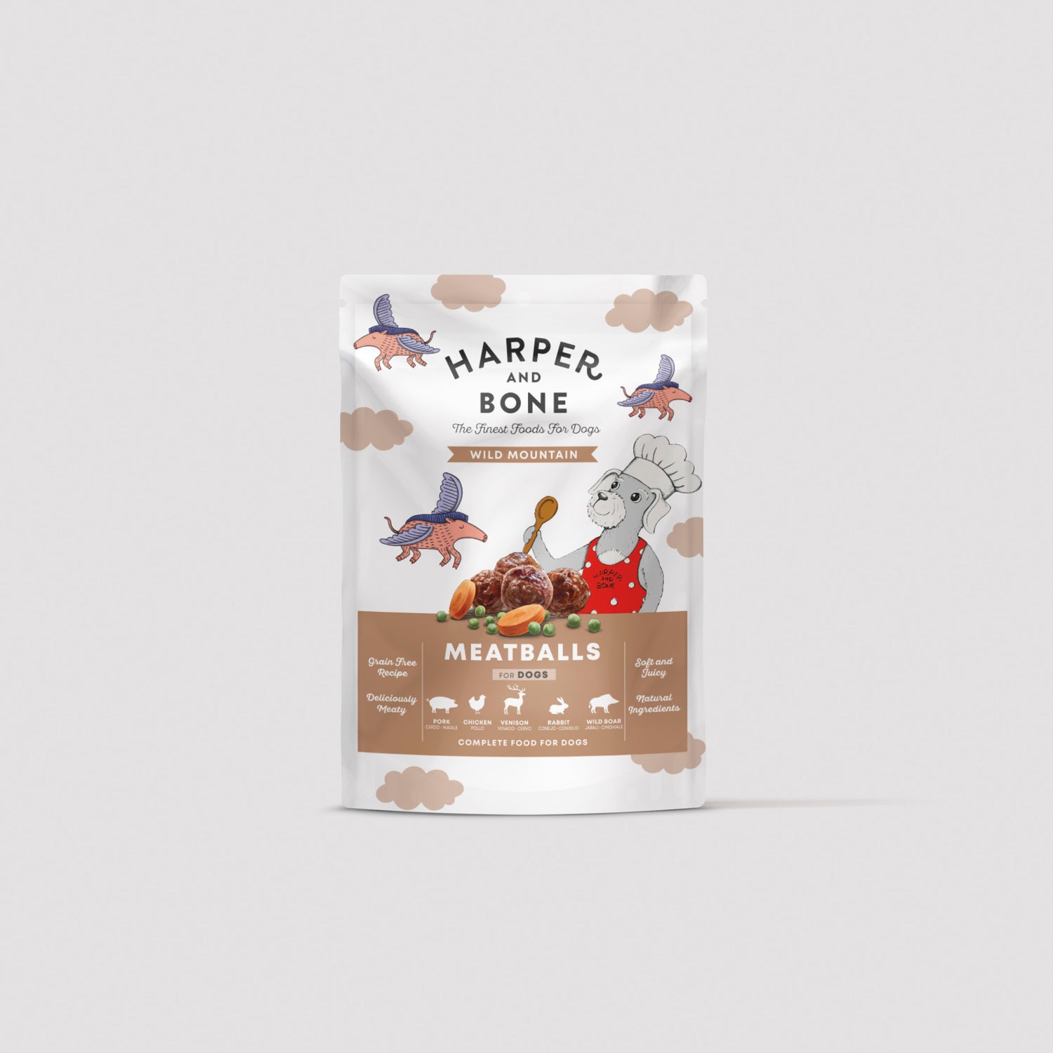 Harper & Bone Wild Mountain meatballs for dogs