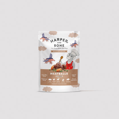 Harper & Bone Wild Mountain meatballs for dogs