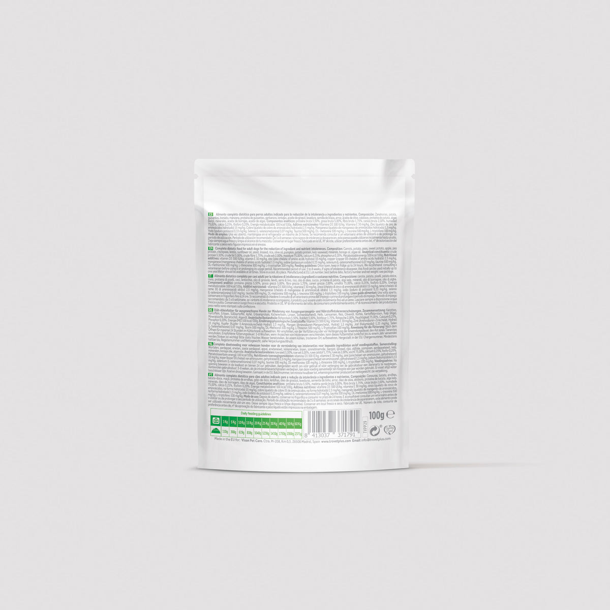 Hypoallergenic - Vegetable only - natvoer