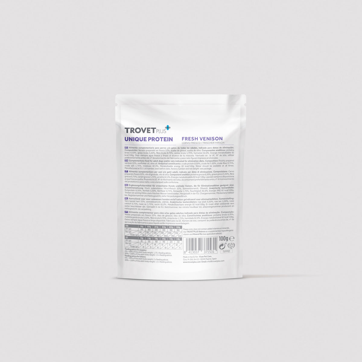 Unique protein - Fresh Venison