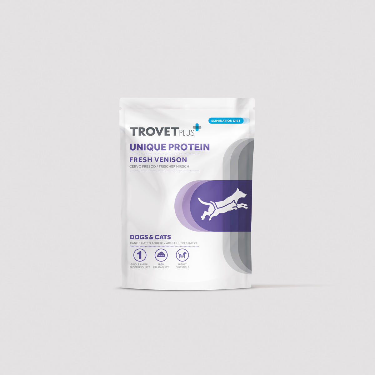 Trovetplus Unique Protein Fresh Venison, Futter für erwachsene Katzen