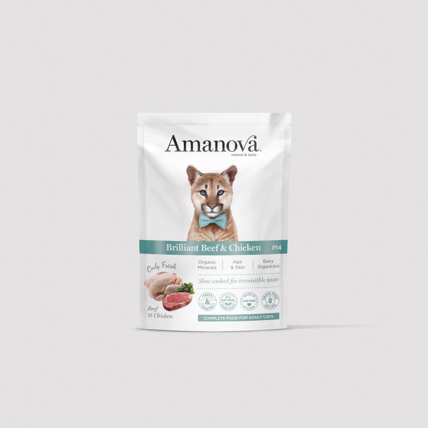 Amanova P14 Adult Cat with chicken and beef for cats