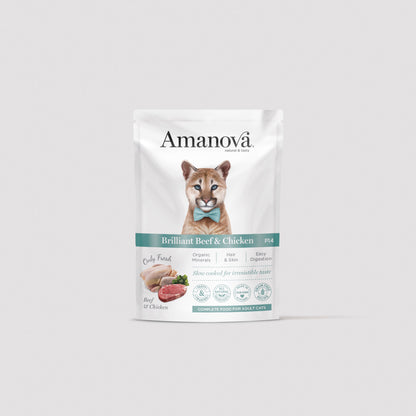 Amanova P14 Adult Cat with chicken and beef for cats