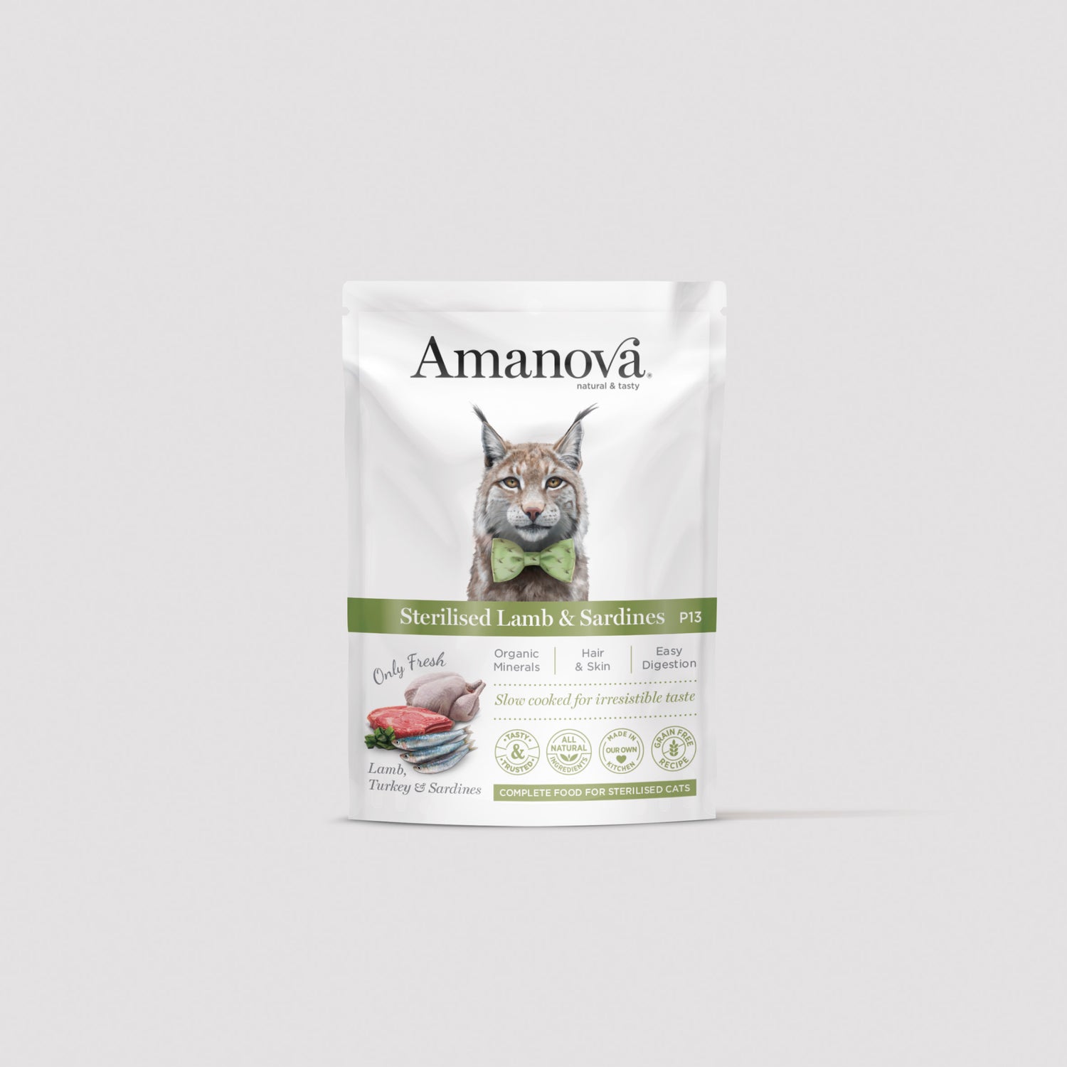 Amanova P13 Sterilised Cat with lamb meat for cats