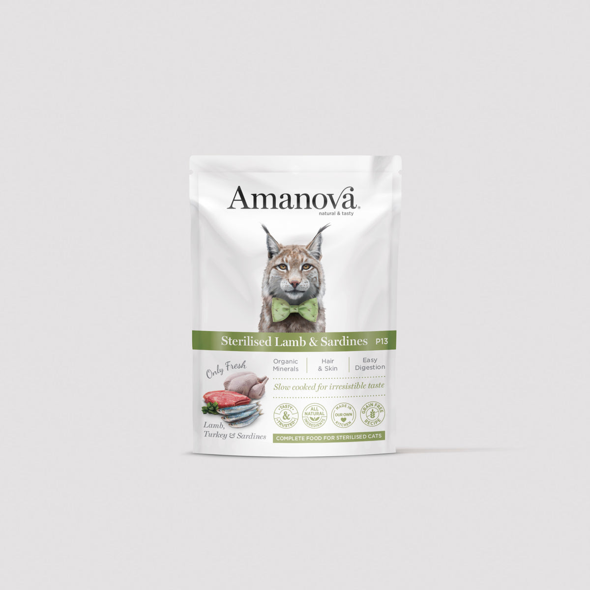 Amanova P13 Sterilised Cat with lamb meat for cats