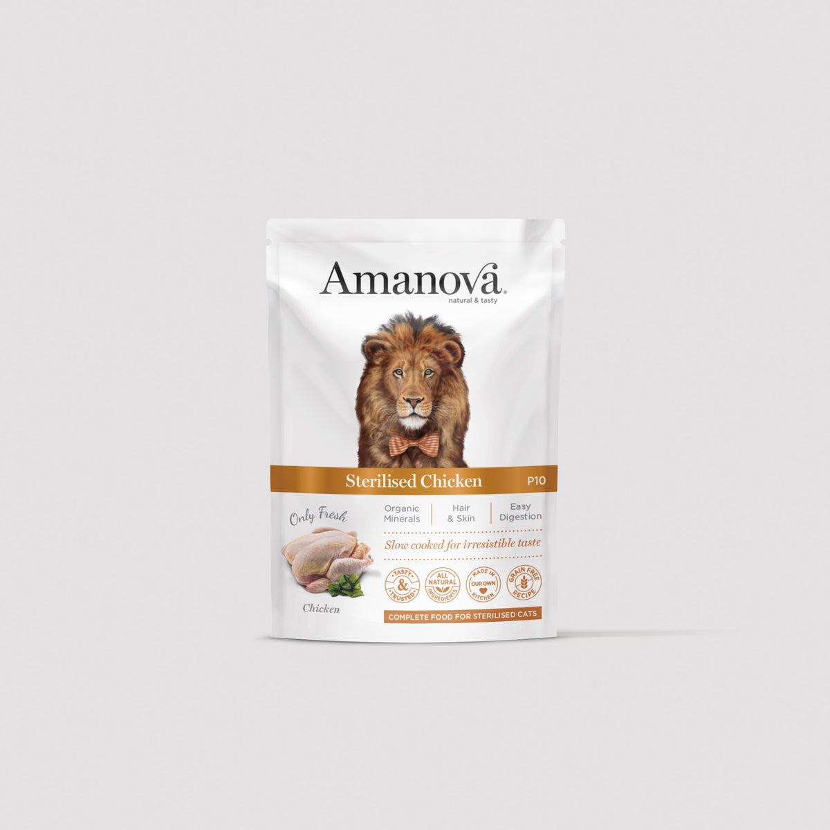 Amanova P10 Sterilised Cat with chicken for neutered cats