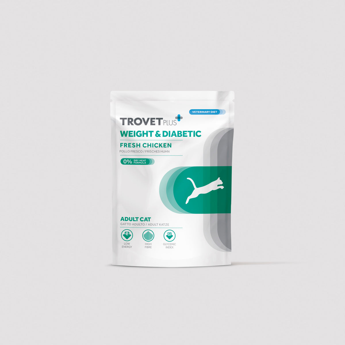 Trovetplus Weight & Diabetic, wet food for overweight adult cats