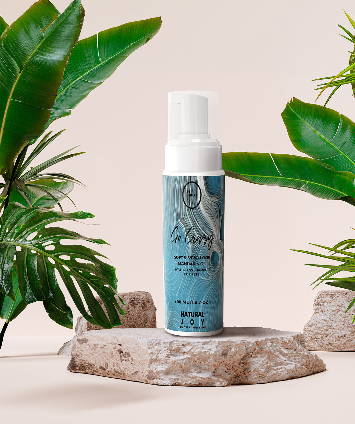 Smiley pet Go Crazy dry shampoo with Dead Sea minerals