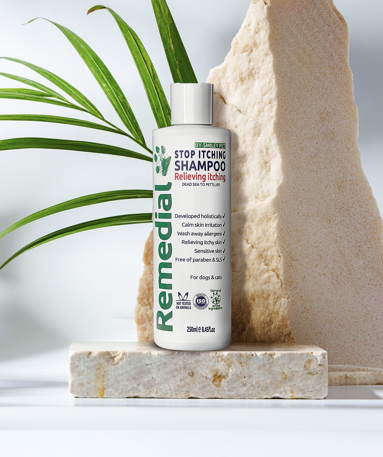 Smiley pet anti-jeuk kalmerend shampoo fles voor huisdieren