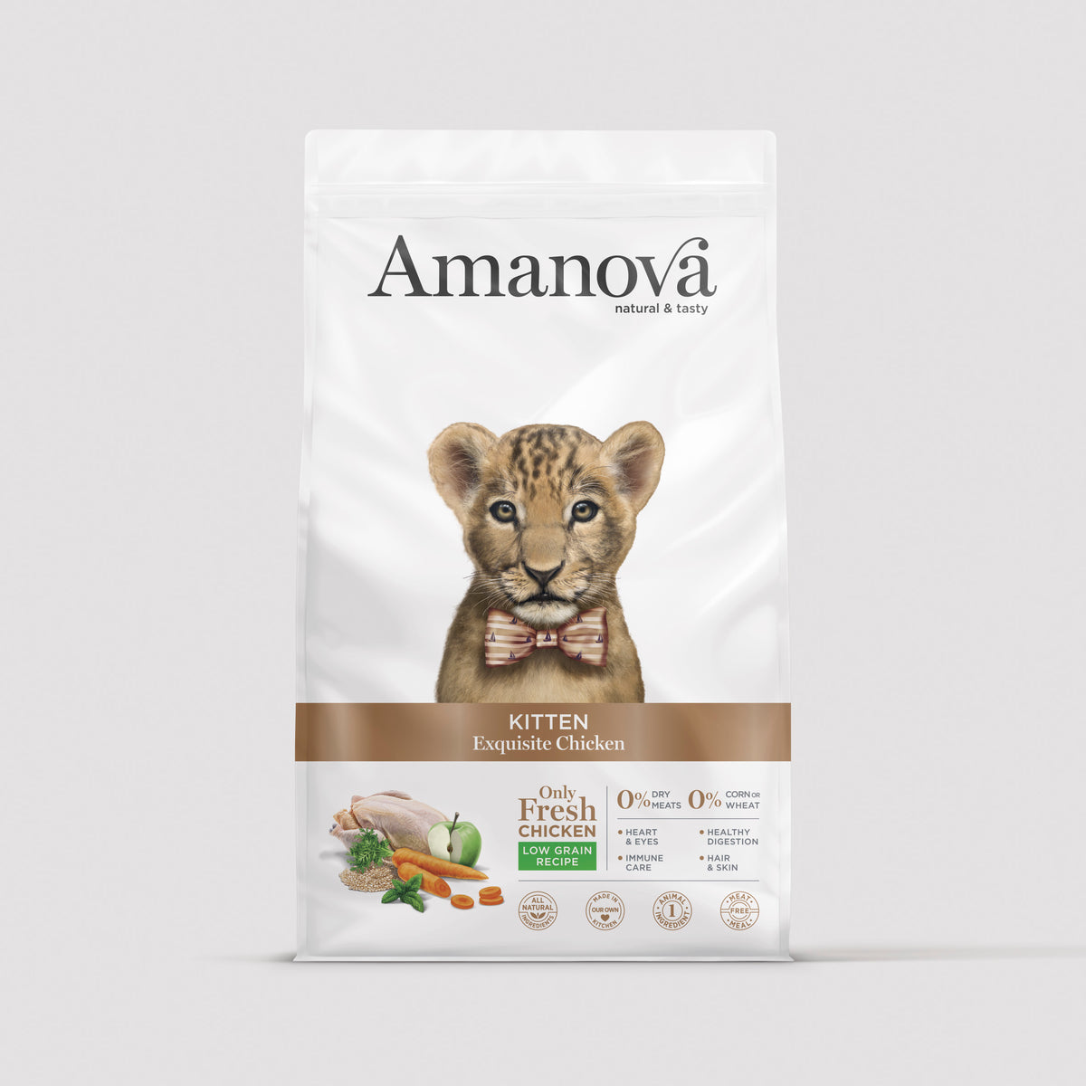 Crocchette Amanova Kitten Exquisite Chicken per gattini in sacco
