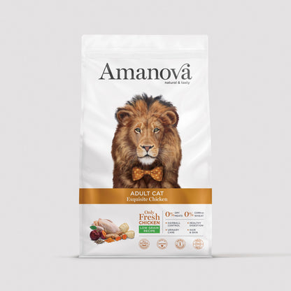Amanova Adult Cat Exquisite Chicken with chicken for adult cats