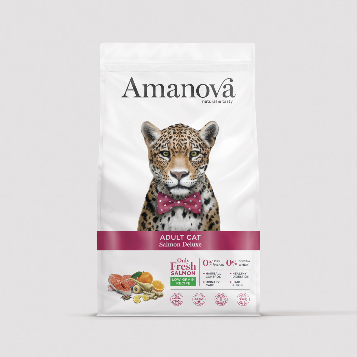Amanova Adult Cat Salmon Deluxe met verse zalm voor volwassen katten