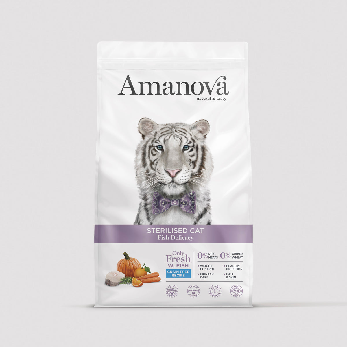 Amanova Sterilised Fish Delicacy grain-free for sterilised cats