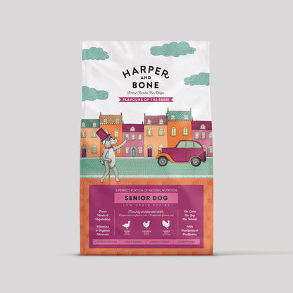 Harper & Bone Senior Dog Flavours of the Farm for senior dogs