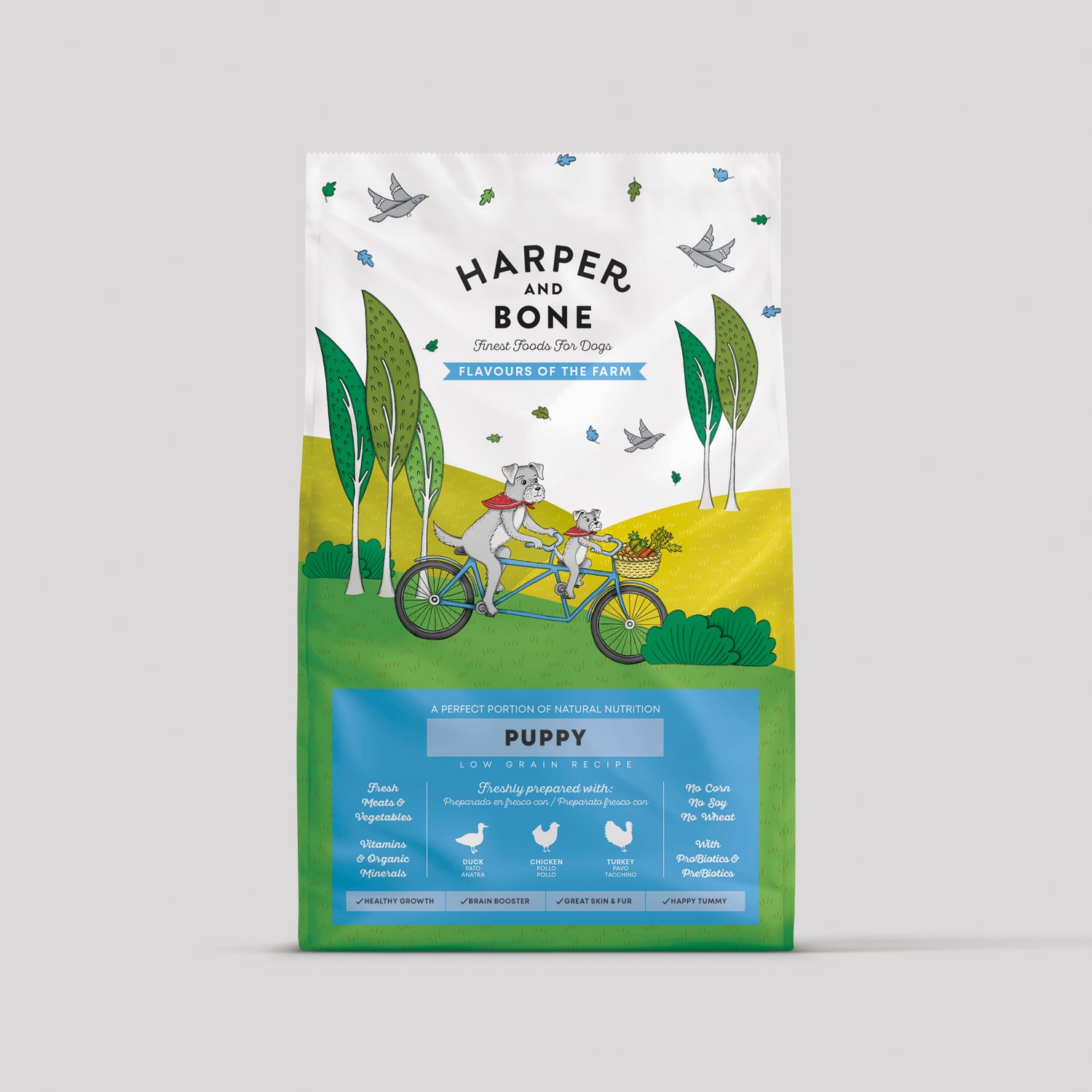 Harper & Bone Puppy Flavours of the Farm dry food for puppies