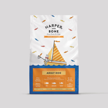 Harper & Bone Adult Dog Ocean Wonders dry food for adult dogs